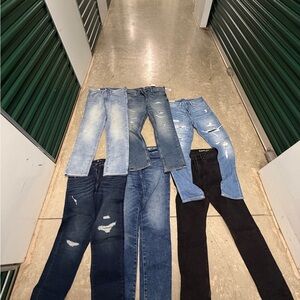 Men's Gap Distressed Denim Jeans Collection 32x30 all gap but 1. Great condition